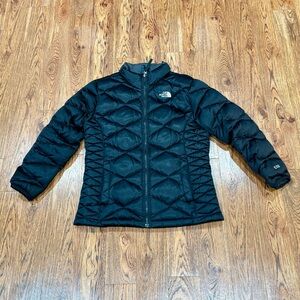 The North Face Girls Black Quilted Jacket